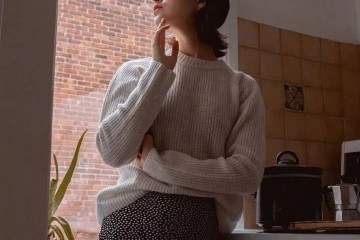 暖暖的毛衣也被时髦博主穿出简略浪漫法度风御寒又有范