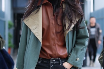 大衣搭打底裤真的太丑了现在都盛行杨幂韩雪这样穿更时尚