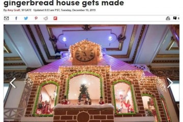 看了不由得偷吃一口美旧金山奢华姜饼屋故事多