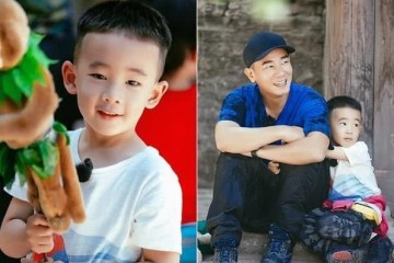 应采儿晒一家四口全家福真幸福Jasper穿红衣又唱又跳嗨翻全场