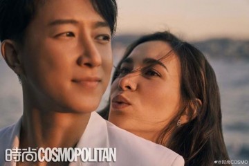 韩庚卢靖姗婚后初次合体异国拍照杂志秀恩爱边度蜜月边作业