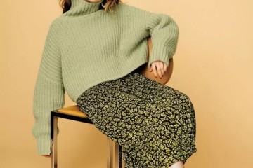 绿色不止是归于春夏冬季也能穿得很冷艳