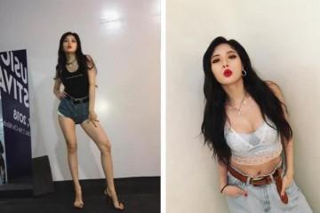 韩国三大瑰宝小野马金泫雅大长腿姜丹尼尔一致饭圈审美的他