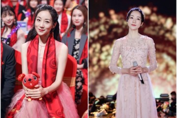 韩雪170身高太优异红裙藏不住花瓶身段高雅长卷发女性味十足