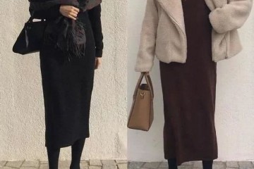 谁说裙装不可以遮肉显瘦这有最全的调配攻略让你冬天高雅气质
