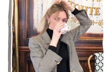 别再只穿高领内搭了本年盛行外套加外套显瘦显高气场全开