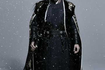 贾乃亮换风格太飒了穿长袍梳高马尾剑眉星目没见过他这么帅