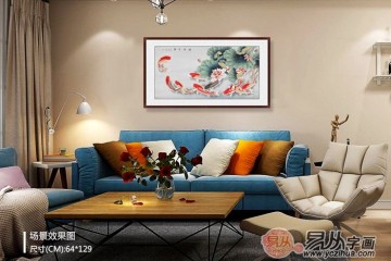 一般客厅挂什么装饰画吉利花鸟画挂客厅最合适