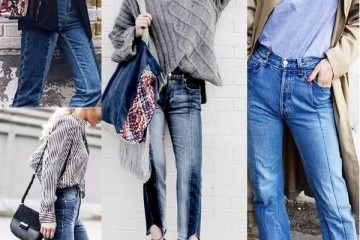 快丢掉你的小脚裤本年盛行的是1加1裤腿粗微胖都能穿