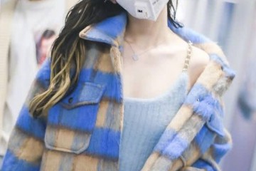 吴宣仪的复工穿搭真时尚格纹外套配短款针织裙看得人心都醉了