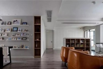 120㎡现代精约风三居室沉稳舒适的美好空间