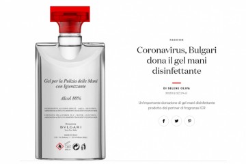 宝格丽转产消毒洗手液背面的故事一个月内研制出配方用现存产品瓶身灌装