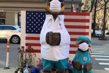 CHANELGucci口罩自己做网红用名牌防尘袋克己口罩掀起热潮